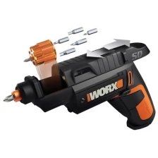 Отвертка WORX WX254.4 4V SD Slide Driver аккумуляторная с 1,5Ач батареей и 0,4А зарядкой