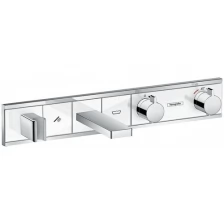 Термостат для ванны Hansgrohe RainSelect с 2 потребителями 15359400 белый хром