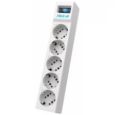 Сетевой фильтр Zis Pilot SG 5x10 5/10 Sockets 7m White